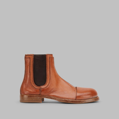 WOMAN ANKLE BOOT LEIDA  - BROWN