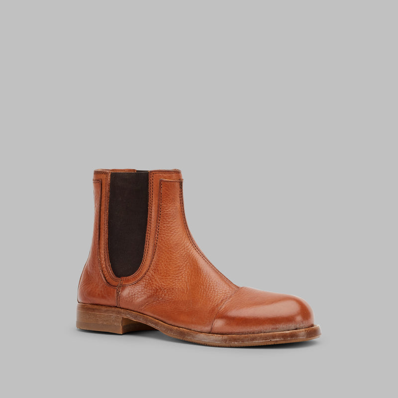 WOMAN ANKLE BOOT LEIDA  - BROWN