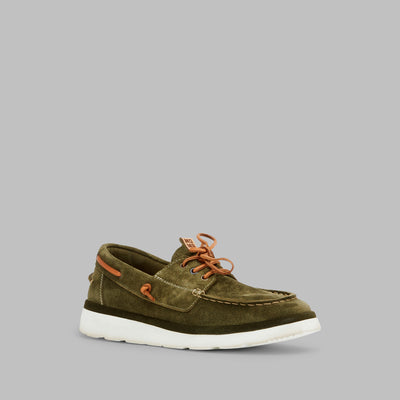 MAN LACE-UP YACHT - GREEN